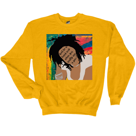 lauryn hill graphic crewneck sweatshirt lyric you're a gem baby girl